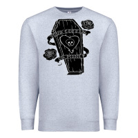 Heather Grey alkaline trio Premium Sweatshirt - artisFamous