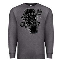 Charcoal Heather alkaline trio Premium Sweatshirt - artisFamous