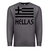 Charcoal Heather greece hellas Premium Sweatshirt - artisFamous