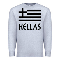 Heather Grey greece hellas Premium Sweatshirt - artisFamous