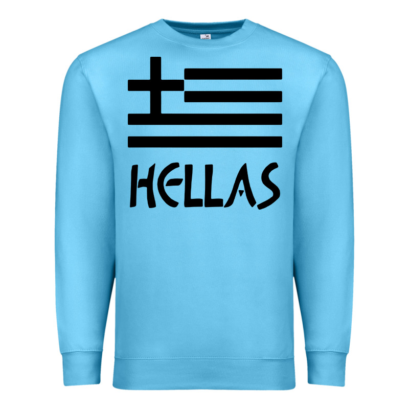 Greece Hellas Premium Sweatshirt by artisFamous | Teevron