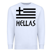 White greece hellas Premium Sweatshirt - artisFamous