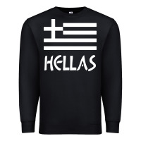 Black greece hellas Premium Sweatshirt - artisFamous