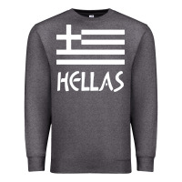 Charcoal Heather greece hellas Premium Sweatshirt - artisFamous