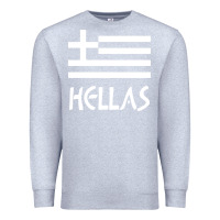 Heather Grey greece hellas Premium Sweatshirt - artisFamous