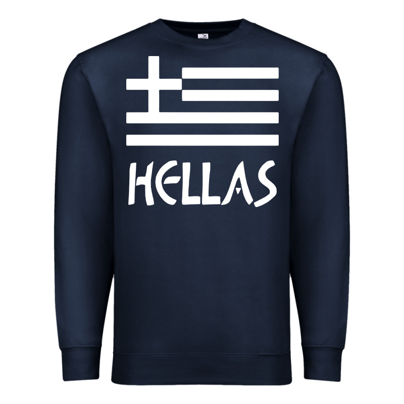 Greece Hellas Premium Sweatshirt by artisFamous | Teevron