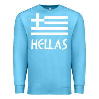 Ocean Blue greece hellas Premium Sweatshirt - artisFamous