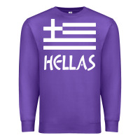 Purple greece hellas Premium Sweatshirt - artisFamous
