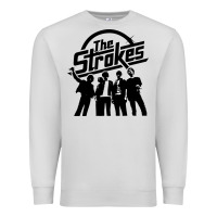 Dove Grey Black Man Premium Sweatshirt - artisFamous