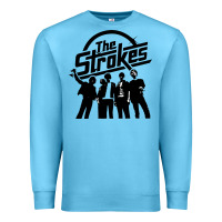 Ocean Blue Black Man Premium Sweatshirt - artisFamous