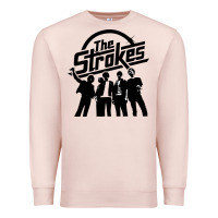 Pale Pink Black Man Premium Sweatshirt - artisFamous