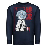 Navy aesthetic evangelion Premium Sweatshirt - artisFamous
