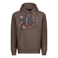 Coffee nice nurse Premium Hoodie - SublimationCraftShop