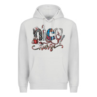 Dove Grey nice nurse Premium Hoodie - SublimationCraftShop