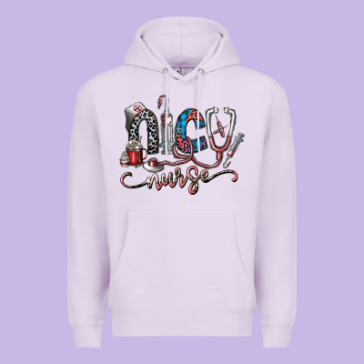 Nice Nurse Premium Hoodie Designed By Sublimationcraftshop