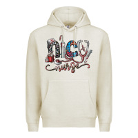Oatmeal Heather nice nurse Premium Hoodie - SublimationCraftShop
