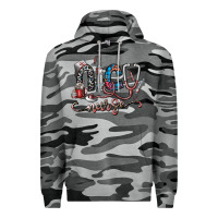 Slate Camo nice nurse Premium Hoodie - SublimationCraftShop