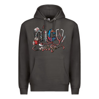 Smoke nice nurse Premium Hoodie - SublimationCraftShop