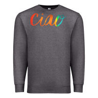 Charcoal Heather ciao italian saying Premium Sweatshirt - artisFamous