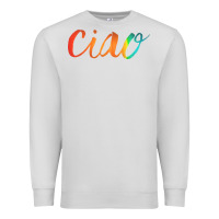 Dove Grey ciao italian saying Premium Sweatshirt - artisFamous