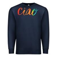 Navy ciao italian saying Premium Sweatshirt - artisFamous