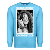 Ocean Blue vintage janis arts joplin Premium Sweatshirt - artisFamous
