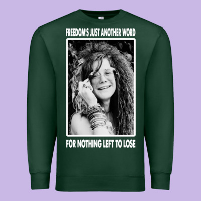 Vintage Janis Arts Joplin Premium Sweatshirt Designed By Artisfamous