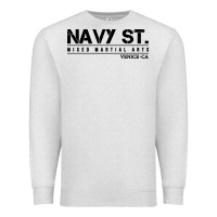 Oatmeal Heather navy street kingdom mma mixed martial arts Premium Sweatshirt - artisFamous