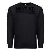 Black navy street kingdom mma mixed martial arts Premium Sweatshirt - artisFamous