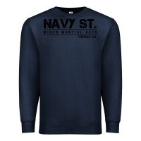 Navy navy street kingdom mma mixed martial arts Premium Sweatshirt - artisFamous