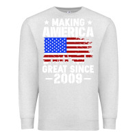 Oatmeal Heather vintage making america great since 2009 Premium Sweatshirt - artisFamous