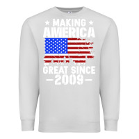 Dove Grey vintage making america great since 2009 Premium Sweatshirt - artisFamous