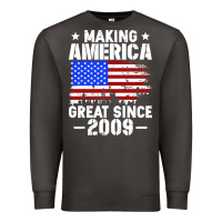 Smoke vintage making america great since 2009 Premium Sweatshirt - artisFamous