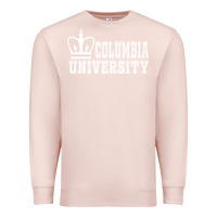 Pale Pink columbia university Premium Sweatshirt - artisFamous
