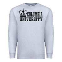 Heather Grey columbia university Premium Sweatshirt - artisFamous