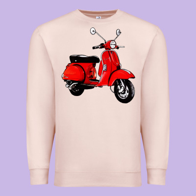 Classic Italian Vespa Scooter Premium Sweatshirt Designed By Artisfamous