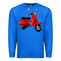 True Royal classic italian vespa scooter Premium Sweatshirt - artisFamous