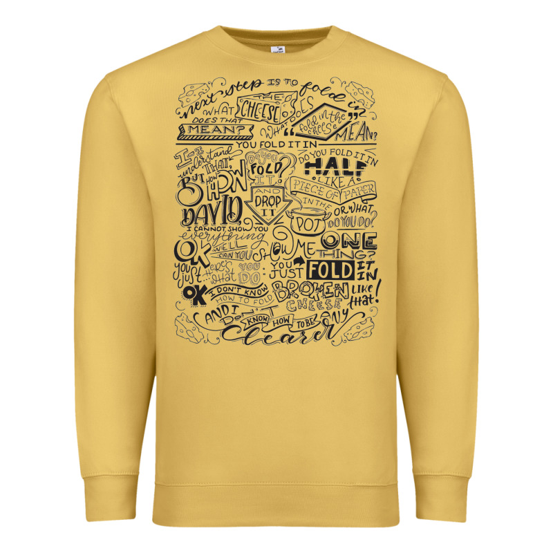 Schitt's Creek Fold In The Cheese Premium Sweatshirt by artisFamous | Teevron