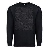 Black schitt's creek fold in the cheese Premium Sweatshirt - artisFamous