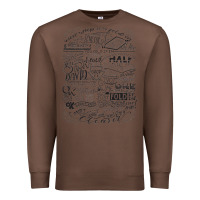 Chestnut schitt's creek fold in the cheese Premium Sweatshirt - artisFamous