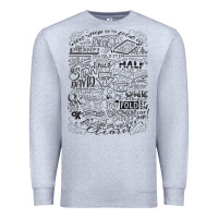 Heather Grey schitt's creek fold in the cheese Premium Sweatshirt - artisFamous