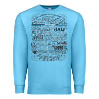 Ocean Blue schitt's creek fold in the cheese Premium Sweatshirt - artisFamous