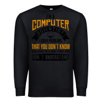 Black computer scientist programmer Premium Sweatshirt - artisFamous