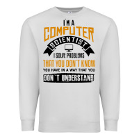 Dove Grey computer scientist programmer Premium Sweatshirt - artisFamous
