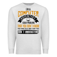 Oatmeal Heather computer scientist programmer Premium Sweatshirt - artisFamous