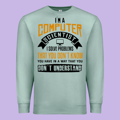 Computer Scientist Programmer Premium Sweatshirt Designed By Artisfamous