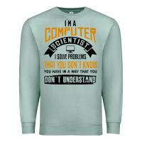 Seafoam computer scientist programmer Premium Sweatshirt - artisFamous