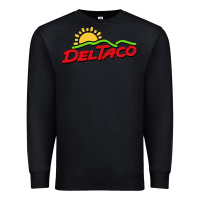 Black del taco Premium Sweatshirt - artisFamous