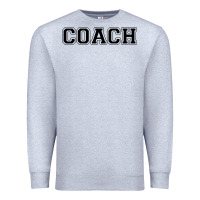 Heather Grey coach Premium Sweatshirt - artisFamous