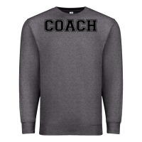 Charcoal Heather coach Premium Sweatshirt - artisFamous